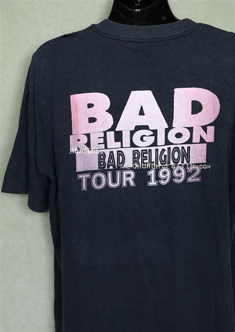 Bad Religion 1992 Tour Shirt Vintage Rare Punk T Shirt Faded Etsy