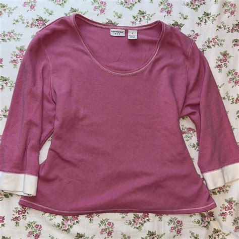 S Hot Pink Top Brand Covington Size S M Depop
