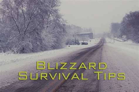 Blizzard Survival Tips | Survival News Online