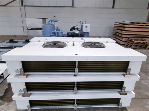 Used Thermofin TGDN 065.1-D-2-7 double discharge evaporator - HOS BV
