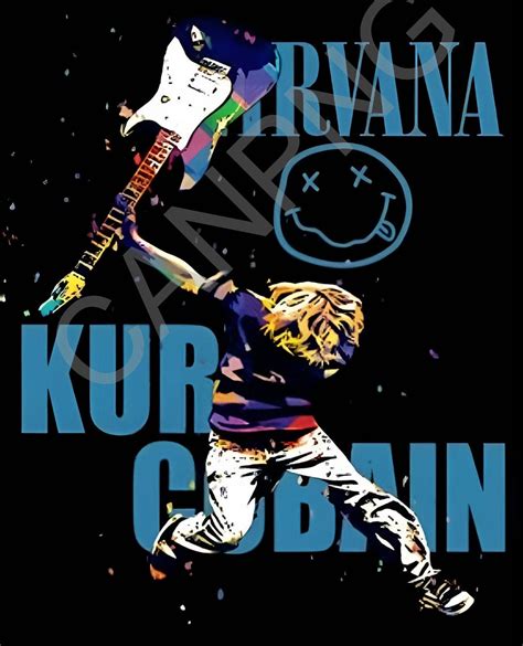 Nirvana Png L Nirvana Arts Png L Retro Png L Nirvana L Kurt Etsy