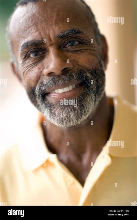 Elderly Man Smiling Stock Photo Alamy