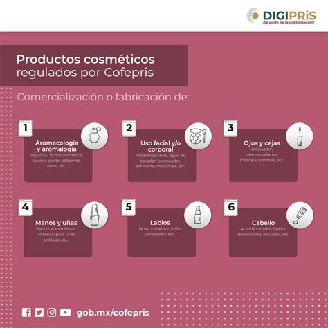 COFEPRIS on Twitter Sabías que regulamos productos cosméticos Pues