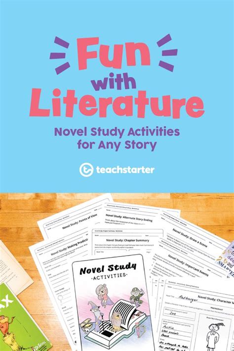 Fun With Literature Novel Study Activities For Any Story Teach