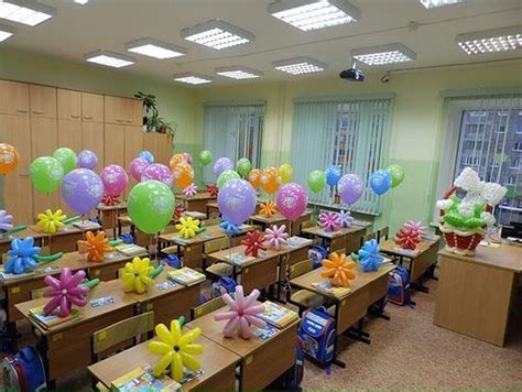 Декорации на 1 сентября для школы своими руками