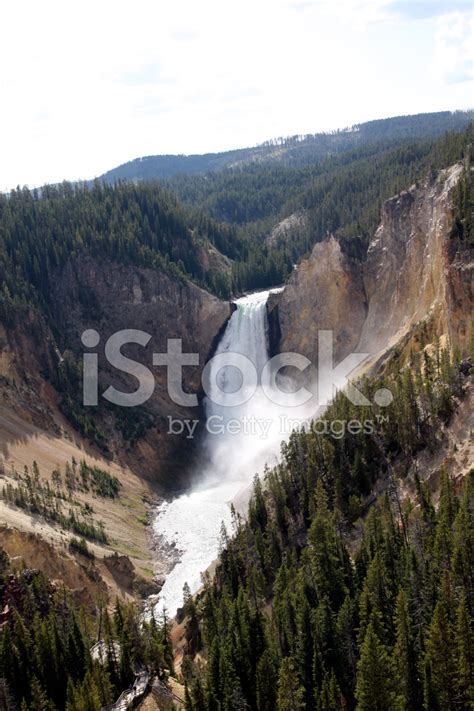 Waterfall At Grand Canyon Of Yellowstone Stock Photo | Royalty-Free | FreeImages