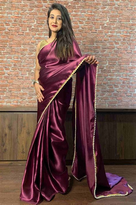 Description Wear It With Pearls And Beige Sandals Saree Details Saree