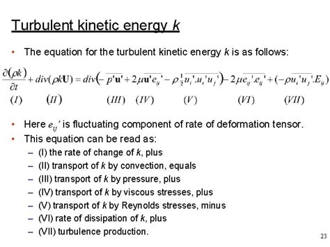 Lecture 10 Turbulence Models Applied Computational Fluid Dynamics