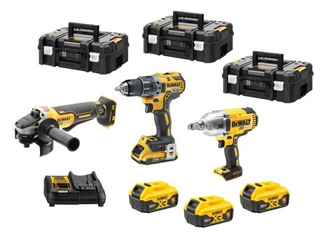 Dewalt Zestaw Combo V Dcd Dcg Dcf X Ah Kufry Dckm