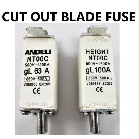 A Or A Nt C Nh C Cut Out Blade Fuse For Tnb Cut Out Fuse Switch