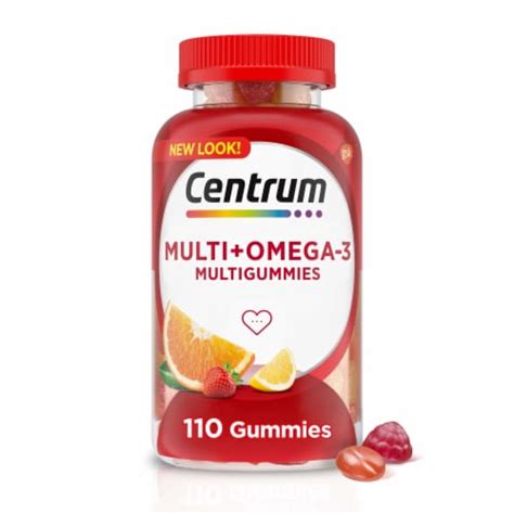 Centrum Multigummies Multivitamin For Adults Omega Gummies Count