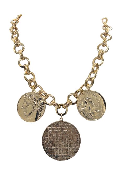 Gold Coin Medallion Necklace – Devon Leigh Jewelry