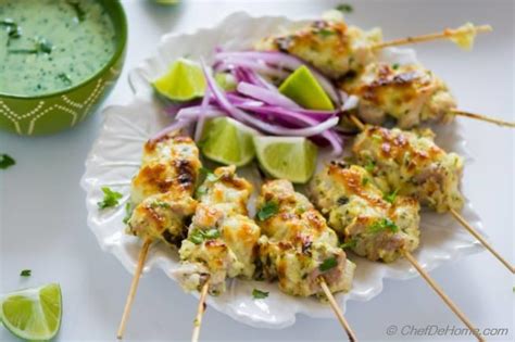 Malai Chicken Tikka Recipe | ChefDeHome.com