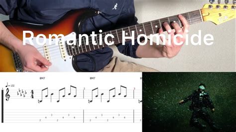 D4vd Romantic Homicide Guitar Cover With Tabs Chords YouTube