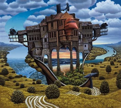 Chisel Landscape Jacek Yerka WikiArt Org