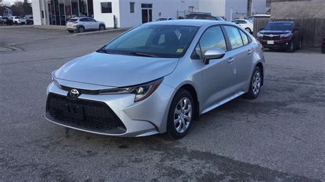 Silver 2021 Toyota Corolla Corolla Le Cvt Review Brockville On 1000