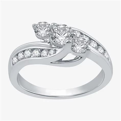 Love Lives Forever™ 1 Cttw Natural Diamond 10k White Gold Ring