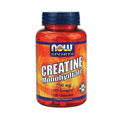 Now Sports Creatine Monohydrate Capsules 120 Ct