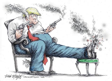 Trump Just Shot Himself In The Foot Cartoons Drawing Board Opinion