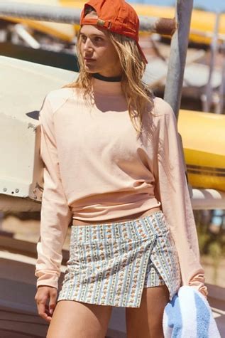 Hot Shot Printed Mini Skort Free People