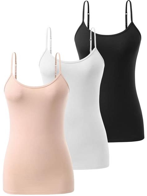 Orrpally Piece Cotton Basic Cami Tank Top Women Camisole Undershirt