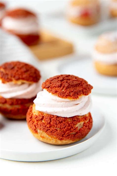 Strawberry Cream Puffs The Flavor Bender