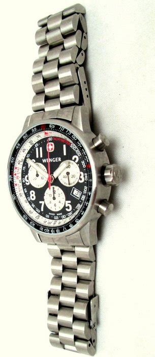 Wenger Swiss Made Chronograph - men's wrist watch - Catawiki