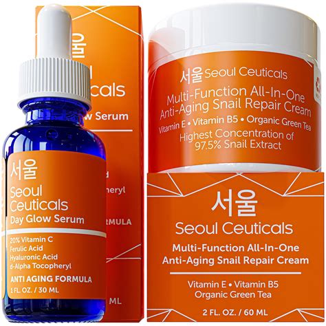 Korean Skin Care Set Potent Vitamin C Serum With Korean