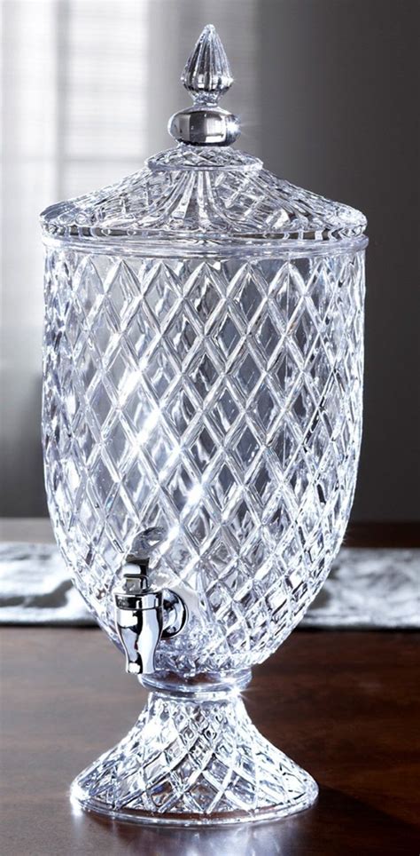 Fifth Avenue Crystal Muirfield Beverage Dispenser Gallon