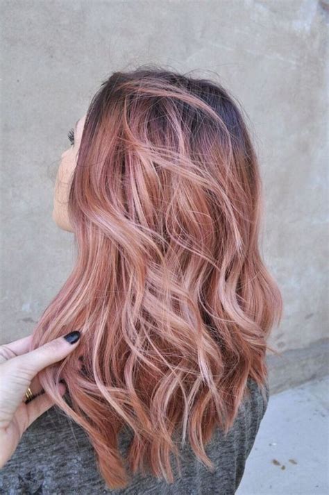 Rose Gold Stylowa I Charyzmatyczna Koloryzacja W Os W Na Lato