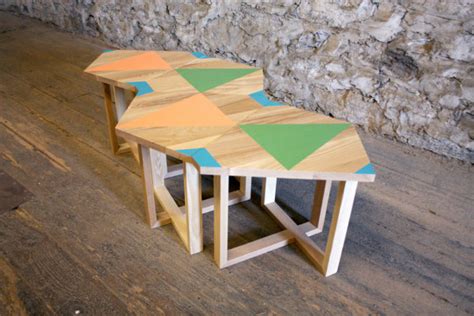 Hand-Painted Geometric Furniture by VOLK - Design Milk