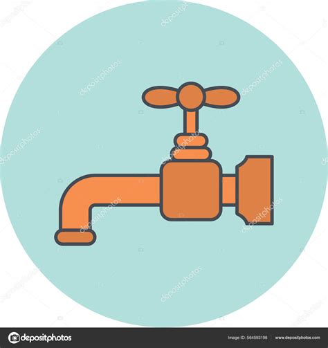 Vector Illustration Water Tap Icon Stock Vector By ©muhammadatiq 564593198