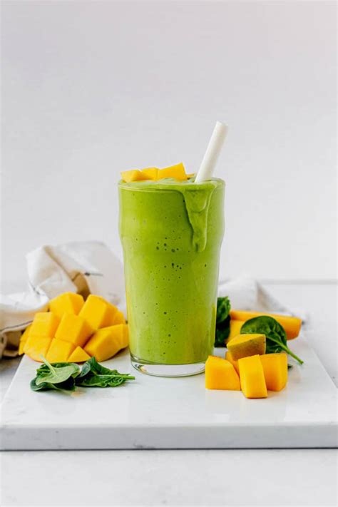 Mango Spinach Smoothie What Molly Made