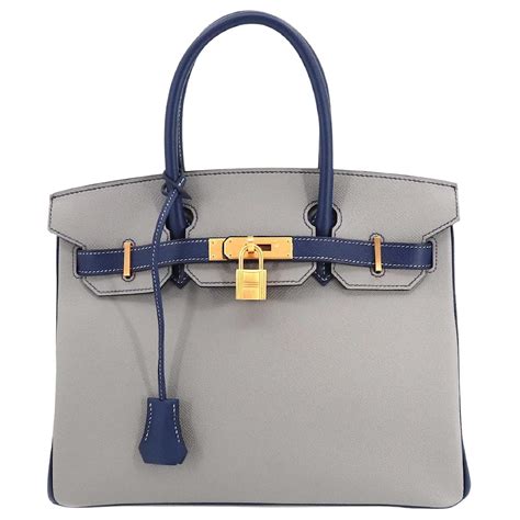 Hermès Birkin 30 Grey Leather ref.975309 - Joli Closet