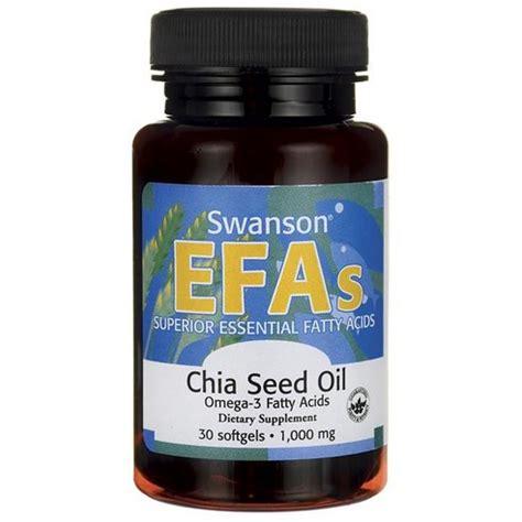 SWANSON 斯旺森 EFAS Chia Seed Oil 1000mg軟凝膠 酷澎 天天低價你的日常所需都在酷澎