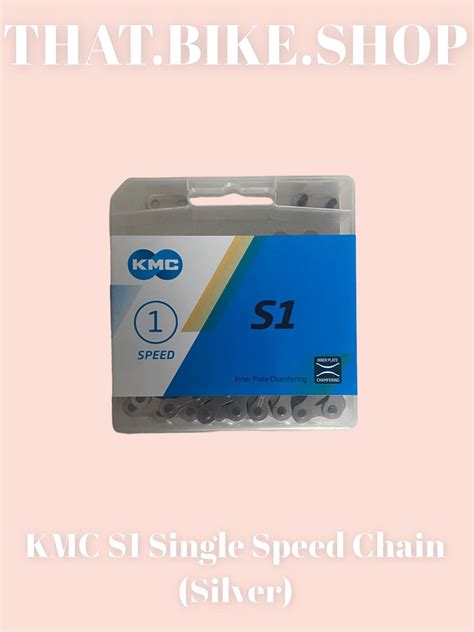 KMC S1 Silver Single Speed Chain | Fixie Chain, Sports Equipment ...