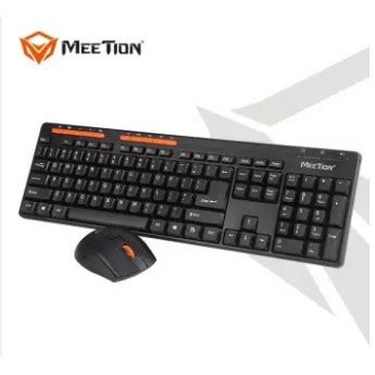 Meetion Keyboard Mouse Combo Set Normal Desktop Computer Keyboard Size