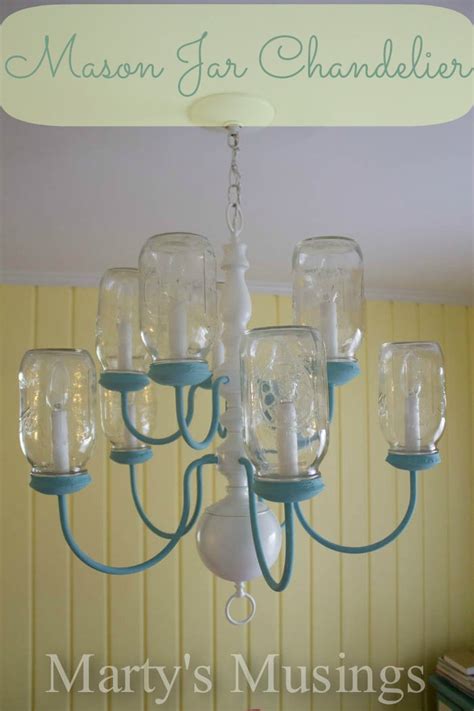 DIY Mason Jar Chandelier Home And Heart DIY