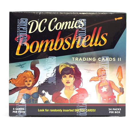 Dc Comics Bombshells Trading Cards Ii Box Cryptozoic 2018 Da Card World