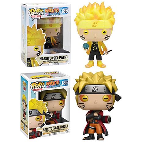 Funko Pop Naruto Uzumaki Uchiha Sasuke Kyuubi Madera Hoja País De Fuego