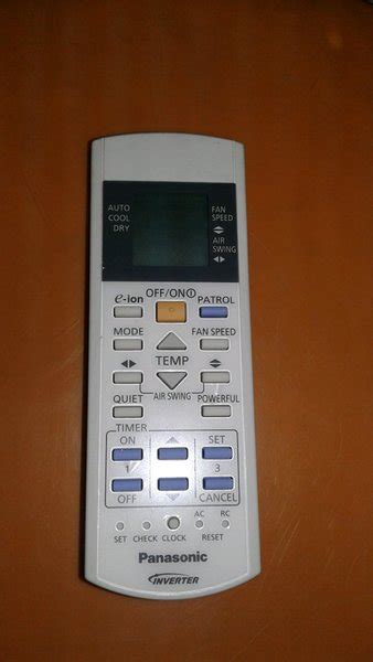 Jual REMOTE REMOT AC PANASONIC INVERTER E ION PATROL ORIGINAL ASLI Di