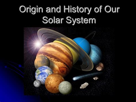 Evolution Of The Planets In Solar System