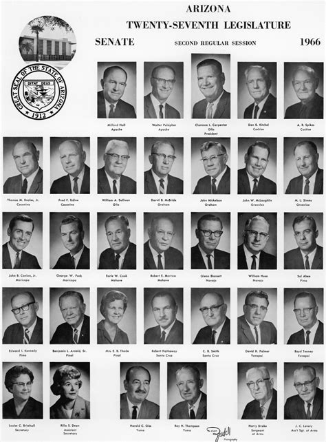 27th Arizona State Senate, taken in Phoenix | Arizona Memory Project