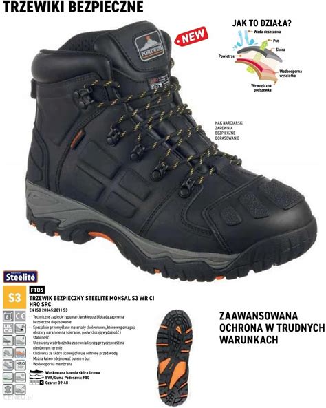 Portwest Buty Trzewiki Robocze S Steel Monsal Wr Ci Hro Src Brown Ft