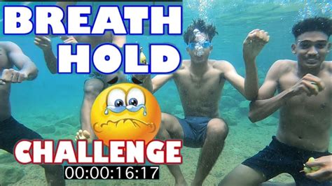 Breath Holding Challenge For Under Water 1 Minute Challenge