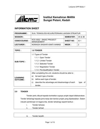 Unit 1 Tender 1 1 PDF