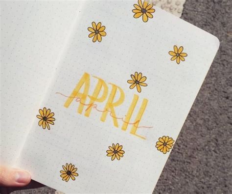 25 Wonderful April Bujo Spreads You Need To See Atinydreamer