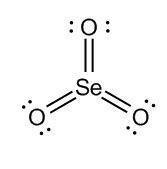 The polyatomic molecule SeO3 has a molecular geometry with a bond angle. Se is the central atom ...