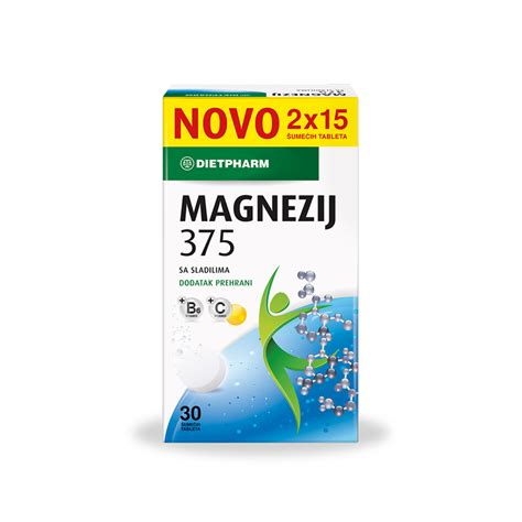 MAGNEZIJ 375 ŠUMEĆE TABLETE GRATIS MAGNEZIJ 300 MG 15 šumećih tableta