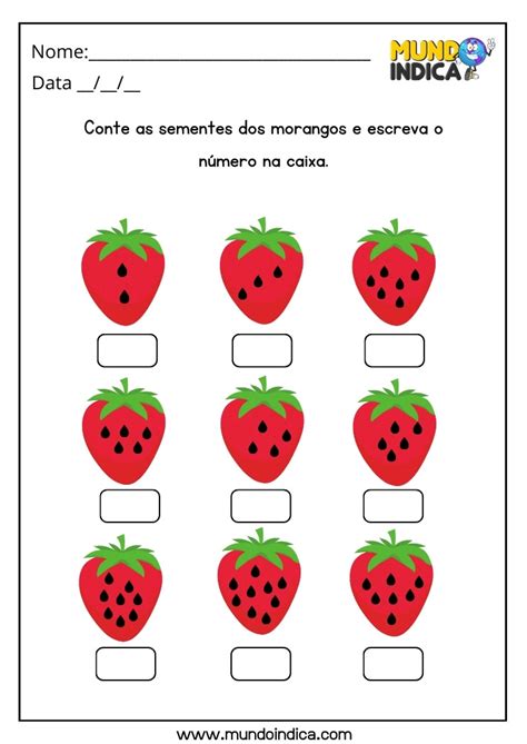 15 Atividades de Contagem Números e Quantidades para Educação Infantil